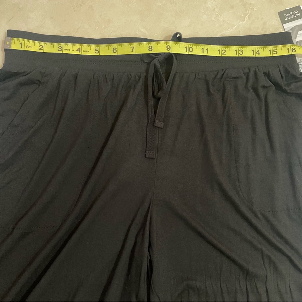 Black Cool & Calm Liz Claiborne Pajama Pants - Picture 6 of 12